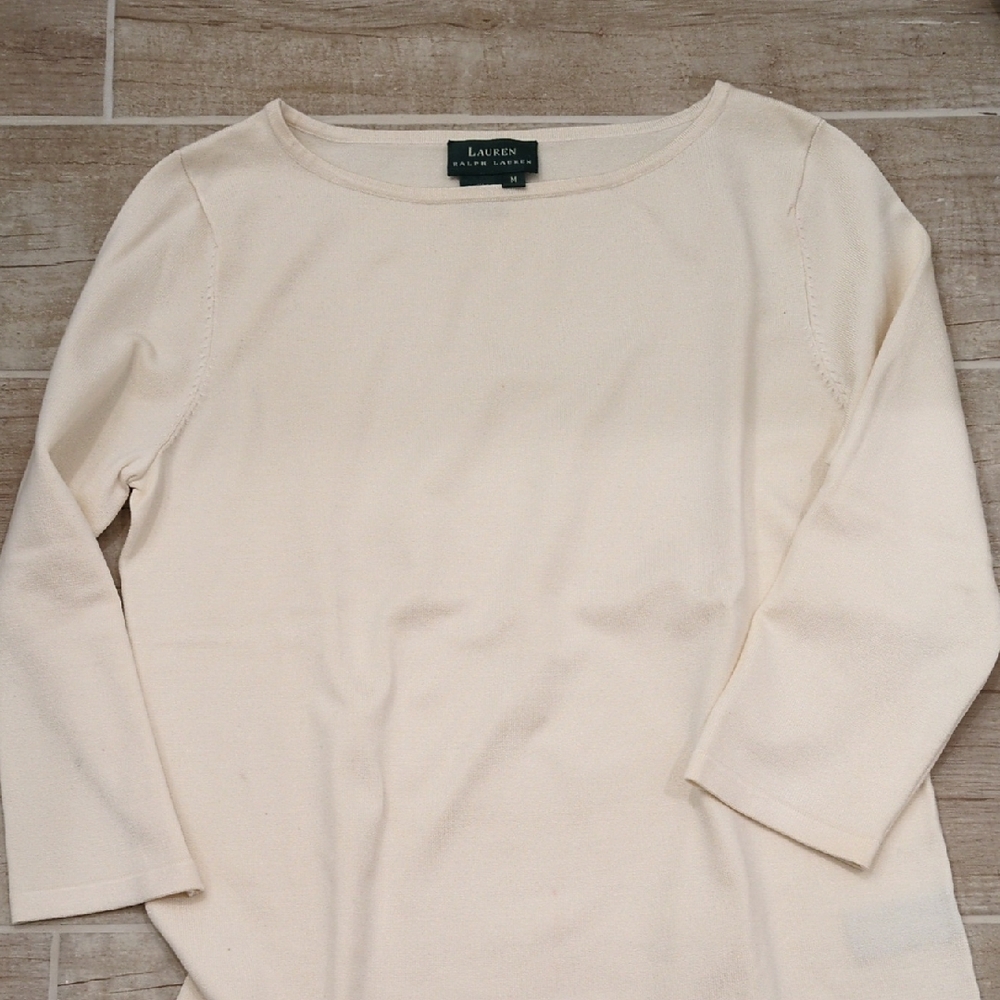 Lauren Ralph Lauren Cream Top